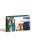 Clarins men skincare gift set with face wash serum and moisturizer - British product