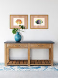 Brookpace Lascelles wall art tropical fish print 430x330mm, imported from the UK
