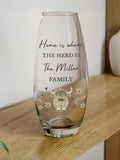 PMC personalised Highland Cow flower vase 12.5cm height (British brand)