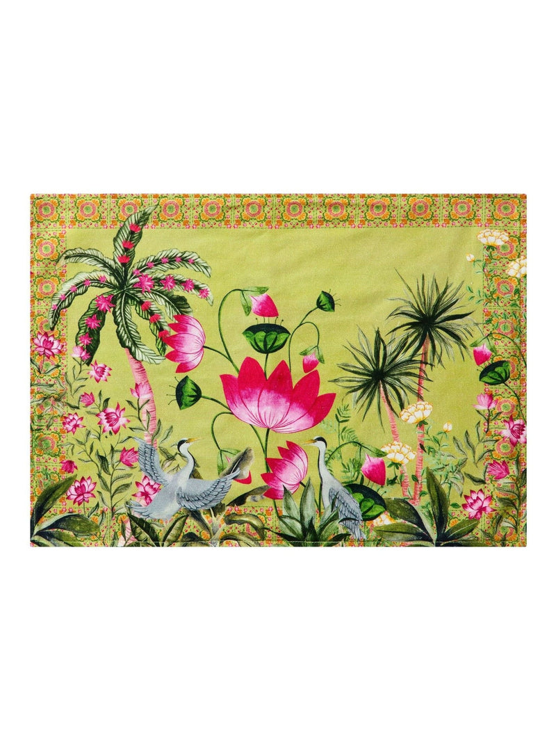 Joe Browns green palm placemats 4 pack, UK version
