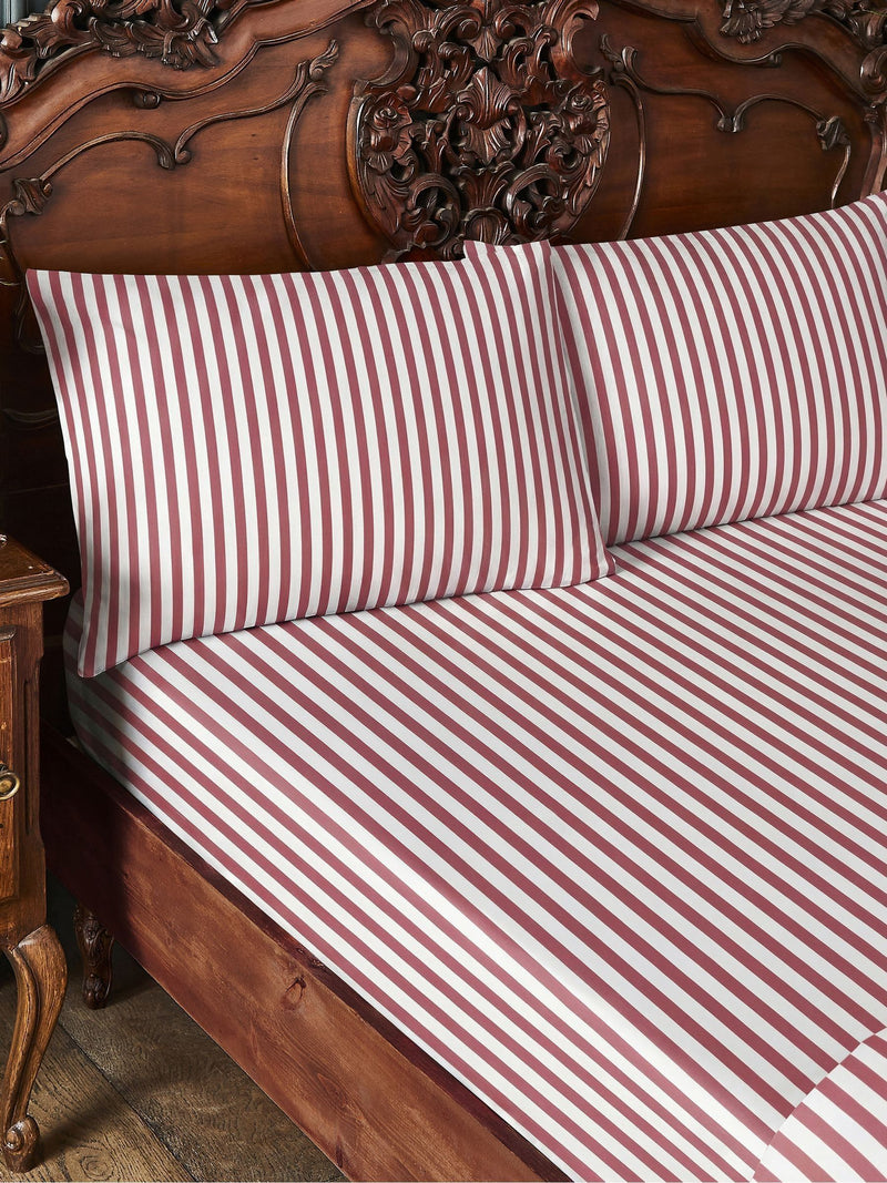 Joe Browns coral mirrored bird cotton sateen bedding (British brand)