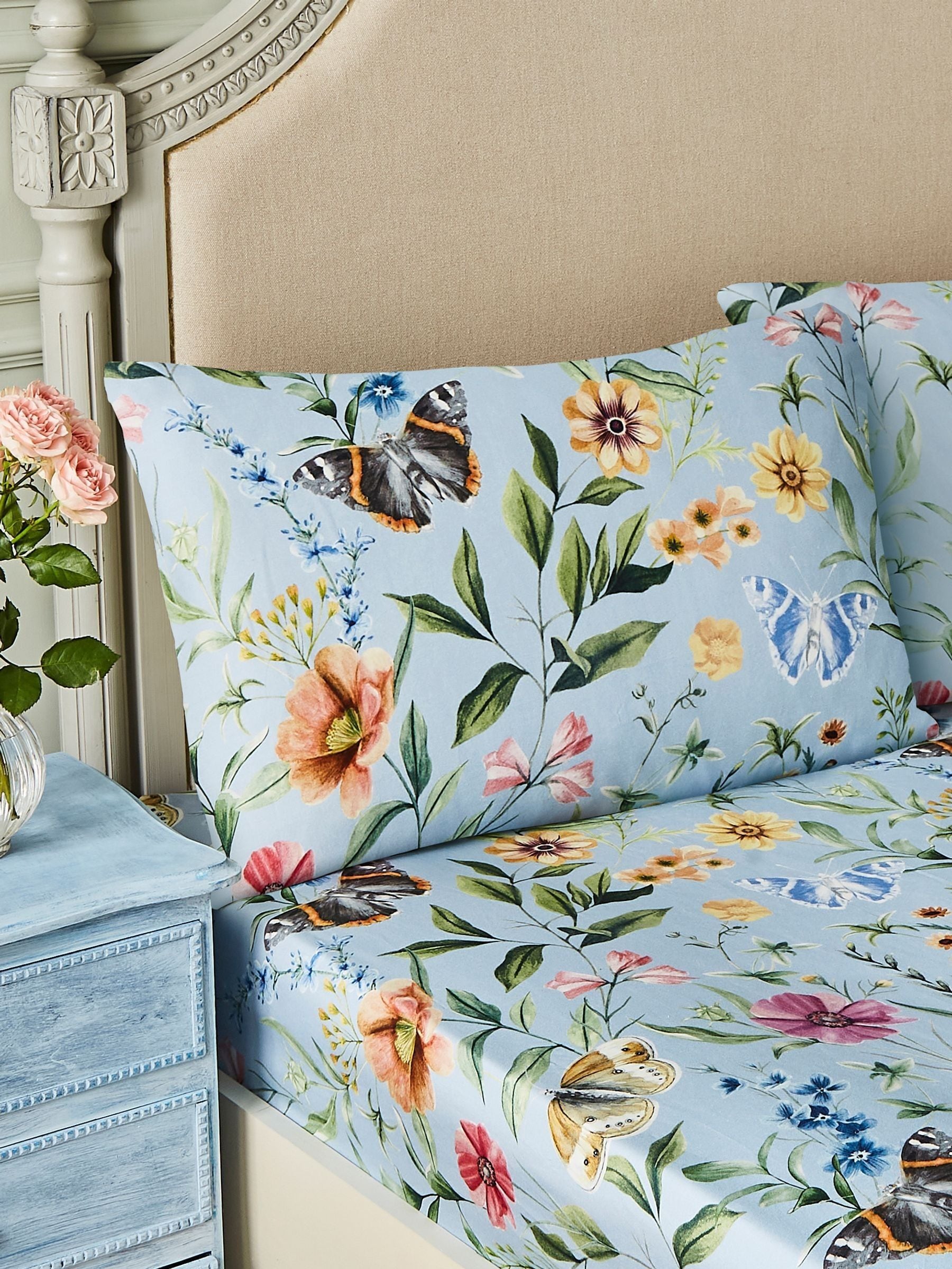 Joe Browns Blue Spring Meadows bedding set (British brand)