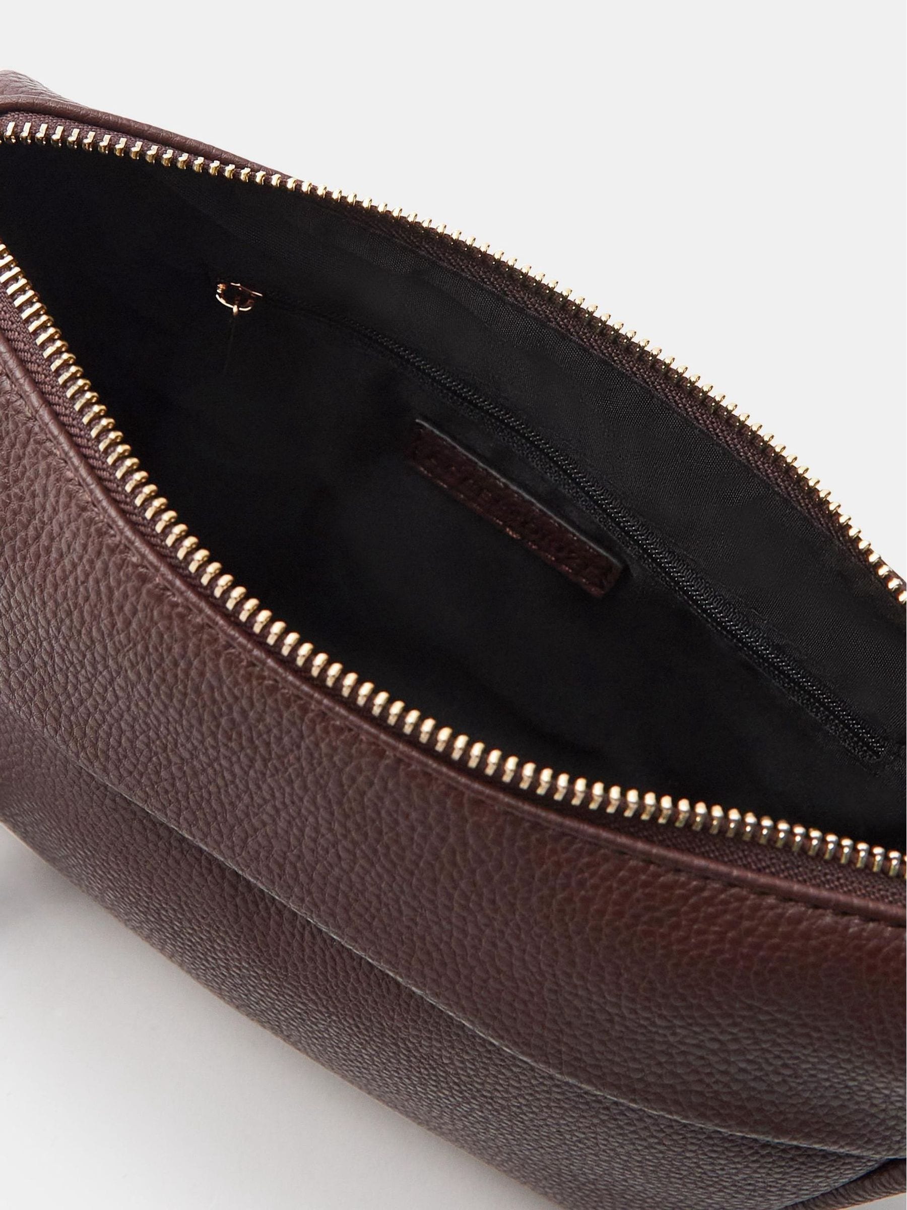 Accessorize brown faux leather cross-body bag, imported from the UK