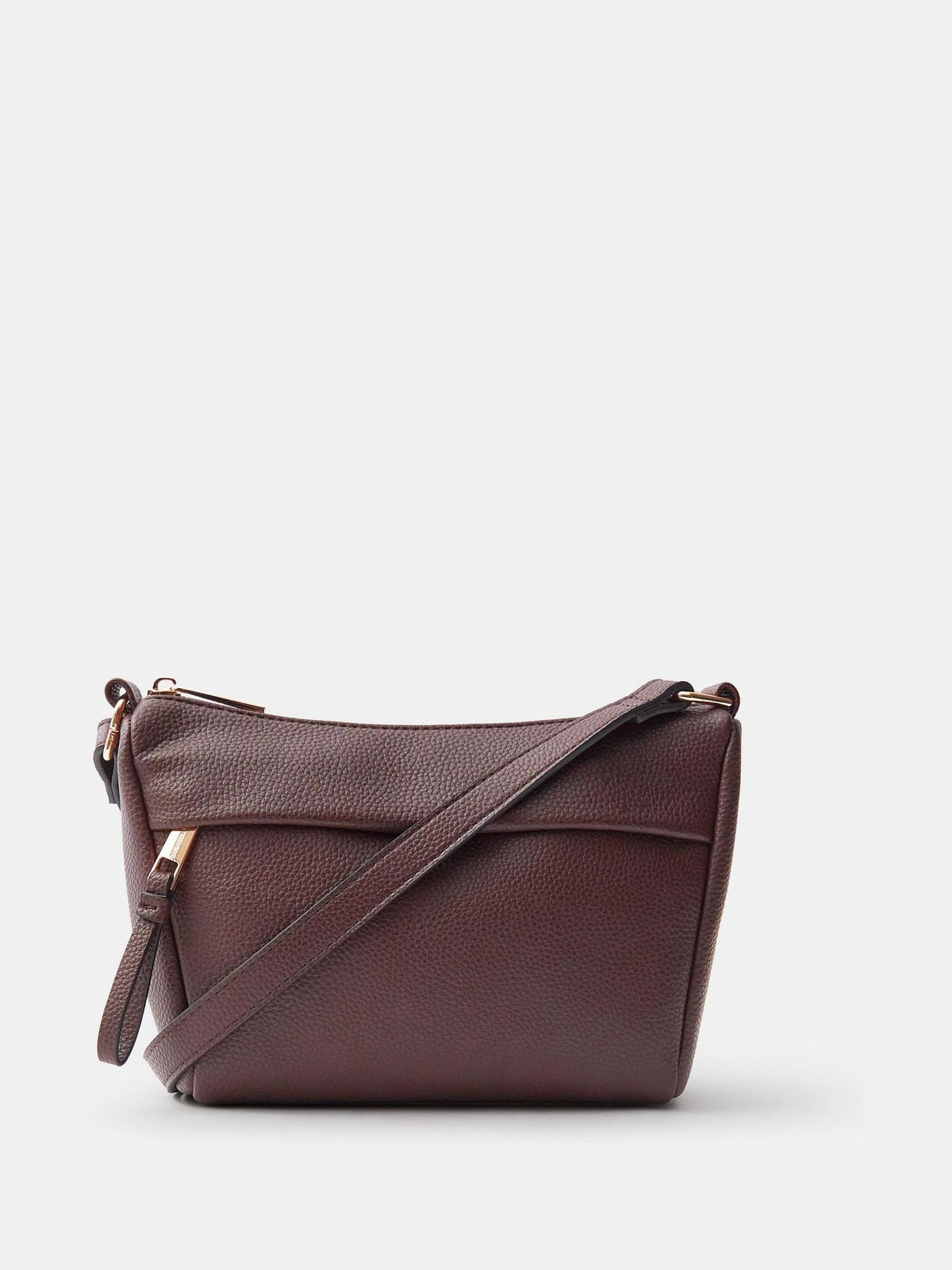 Accessorize brown faux leather cross-body bag, imported from the UK