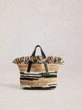 White Stuff Natural Freya Crochet Tassle Bag (British brand)