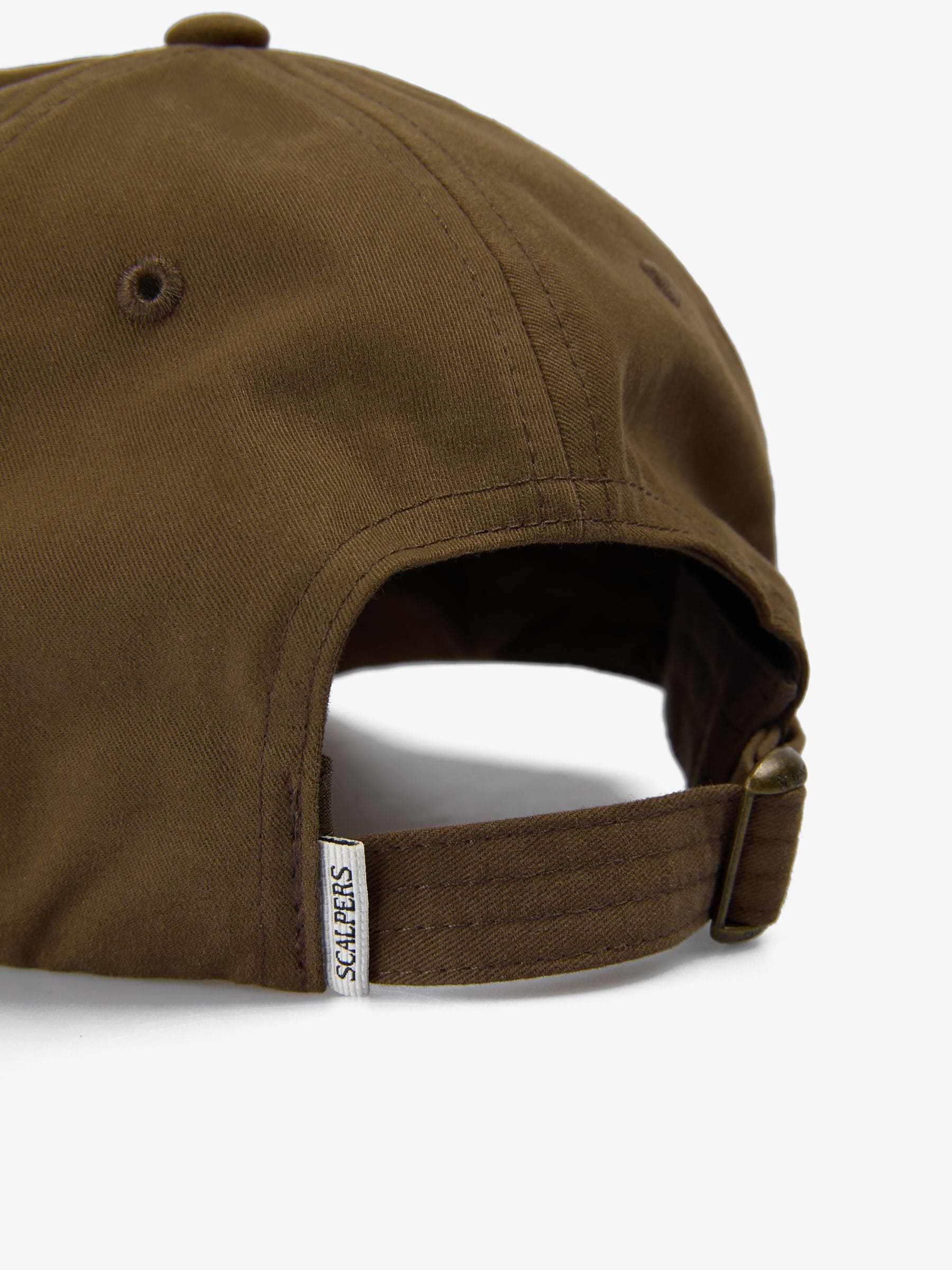 Scalpers hood cap brown contrast, imported from the UK