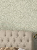 Emerald Ditsy Leaf Navy A4 Wallpaper Sample