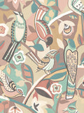 Ohpopsi Berry Leaf Forest Chorus Wallpaper A4 Sample