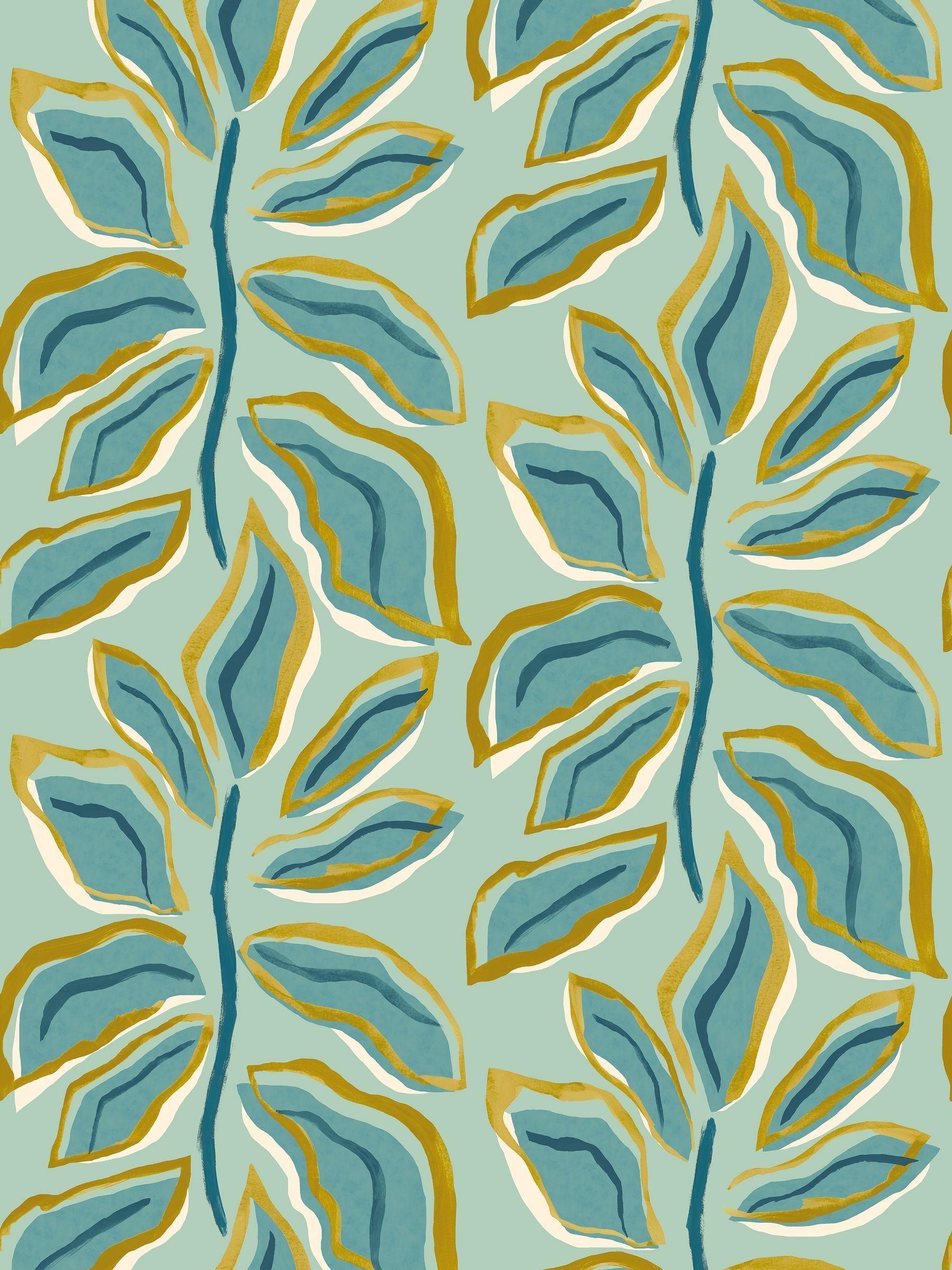 Ohpopsi Seaglass Foli Wallpaper A4 Sample
