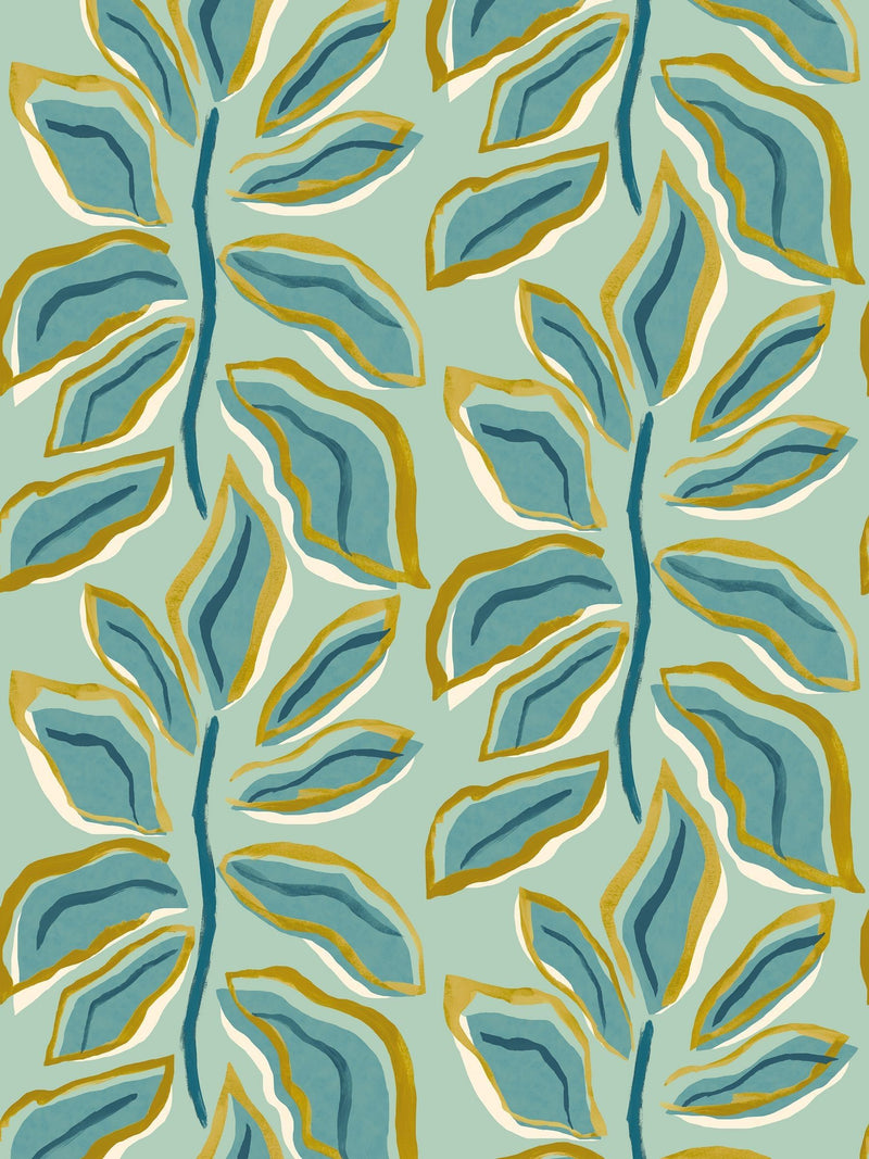 Ohpopsi Seaglass Foli Wallpaper A4 Sample