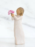 Willow Tree off white thank you figurine 14cm - British product