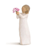 Willow Tree off white thank you figurine 14cm - British product