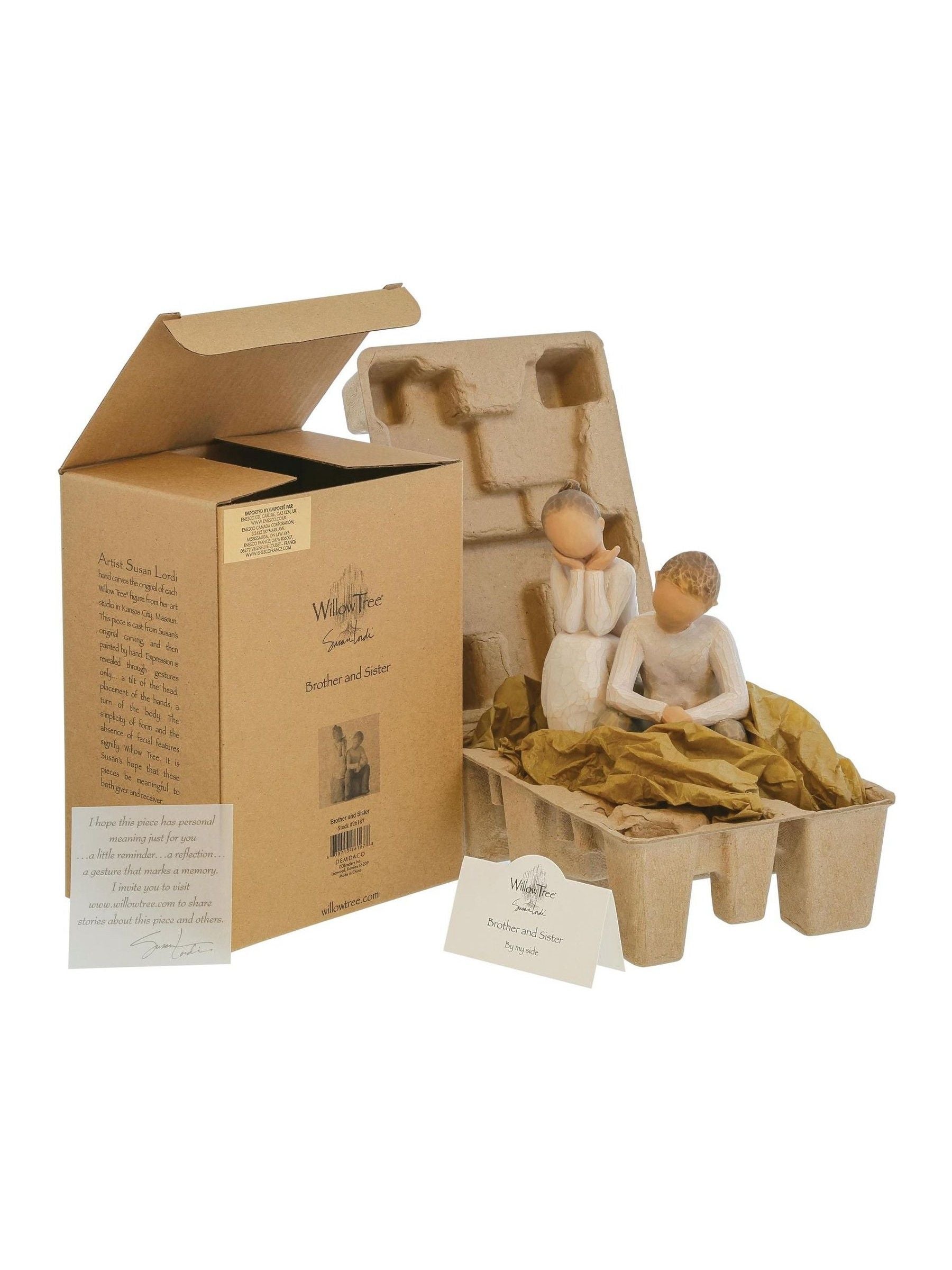 Willow Tree Brother and Sister figurine 14cm (British brand)