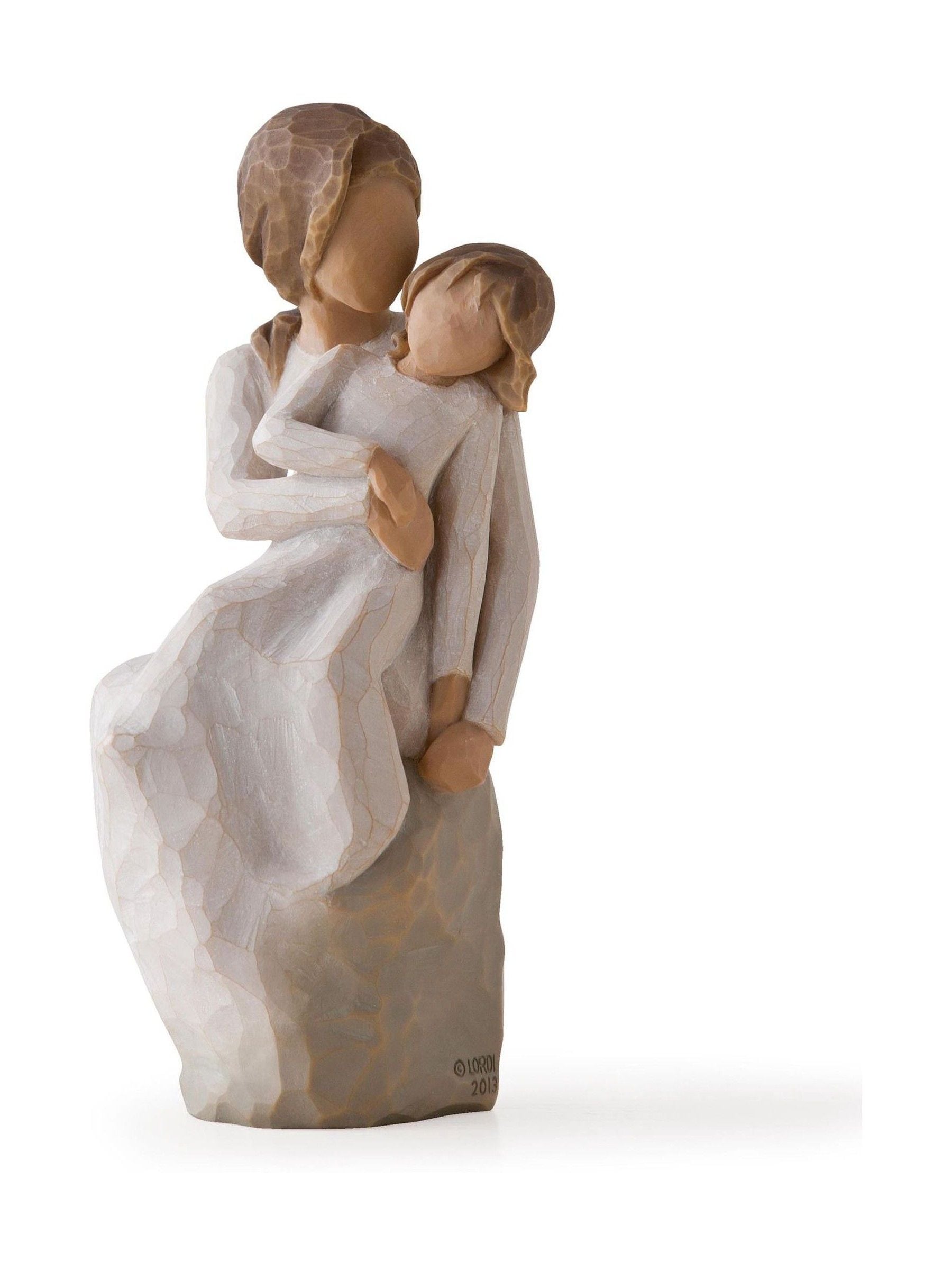 Willow Tree off white mother daughter figurine, imported from the UK