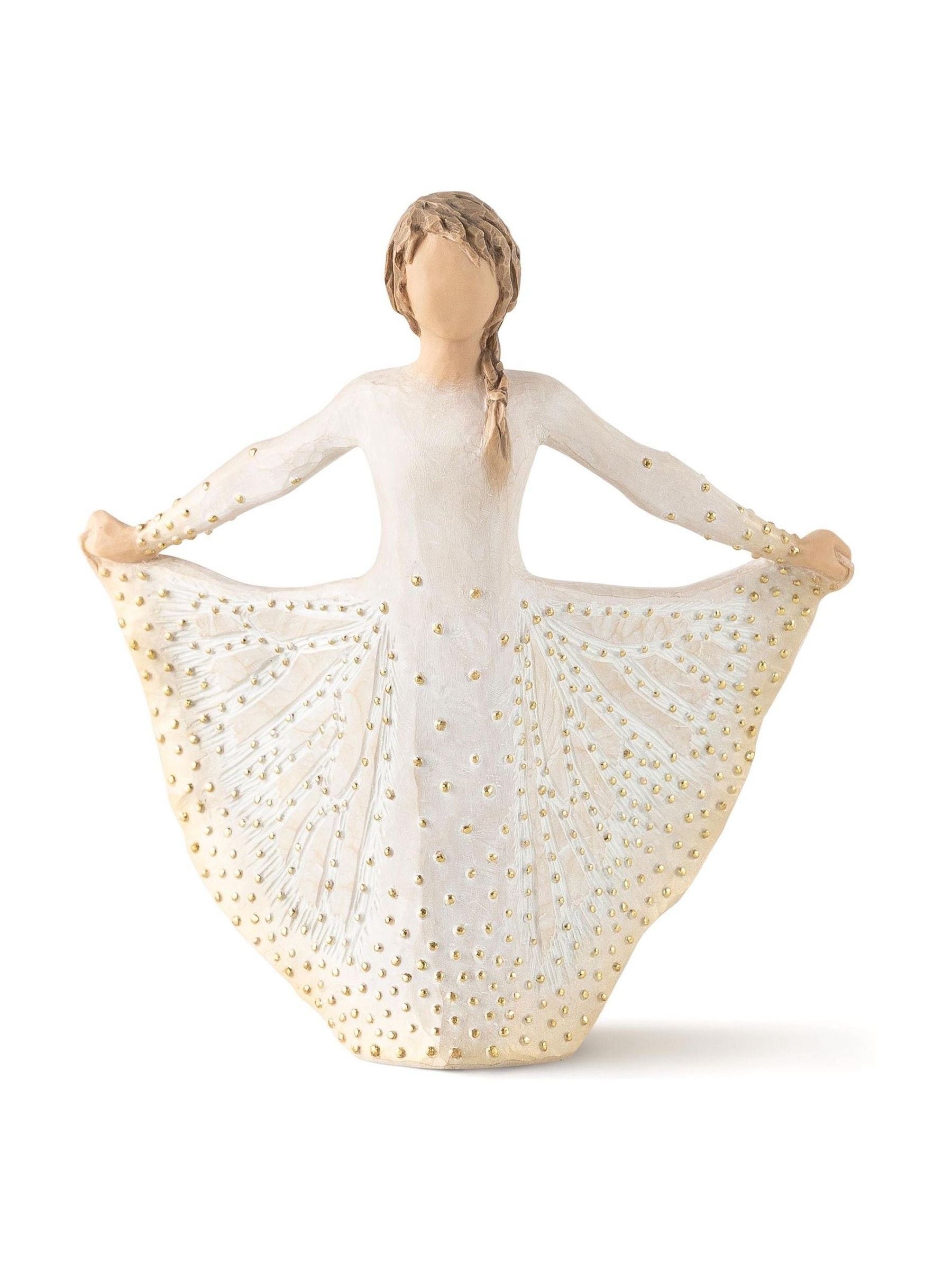 Willow Tree off-white butterfly figurine stoneware, imported from the UK