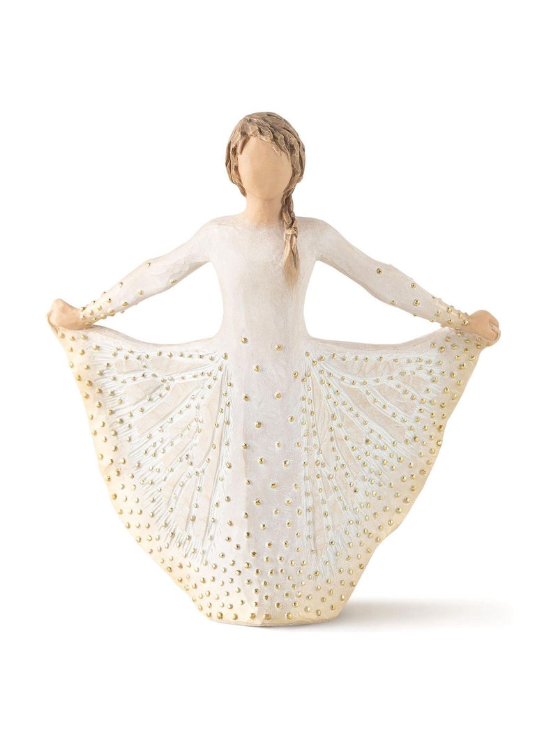 Willow Tree off-white butterfly figurine stoneware, imported from the UK