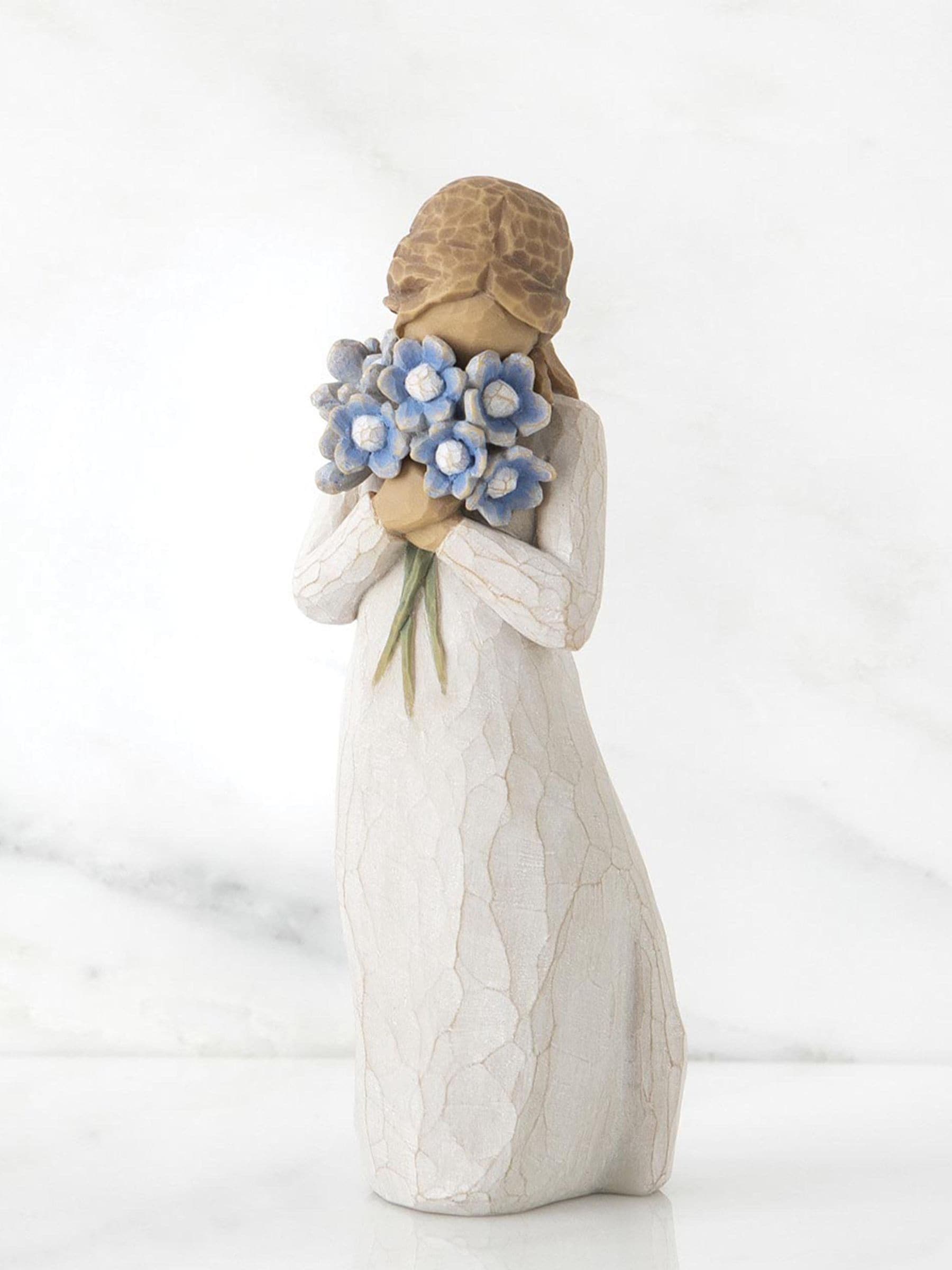 Willow Tree off white Forget Me Not figurine 13.5cm (British brand)