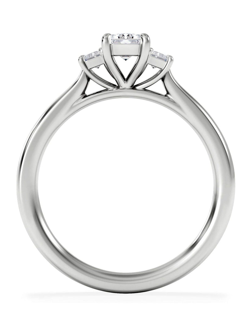 The Diamond Store Evoke 0.50ct emerald cut lab diamond ring (British brand)