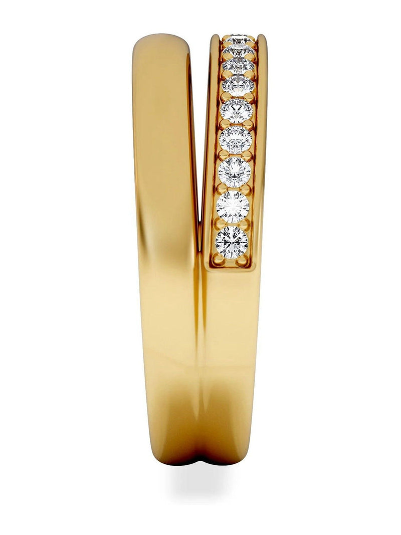 The Diamond Store duo curve stacking ring 0.26ct (British brand)