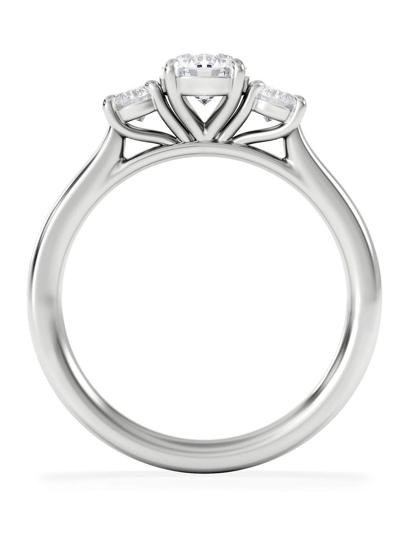 The Diamond Store lab diamond trilogy ring 0.50ct (British brand)