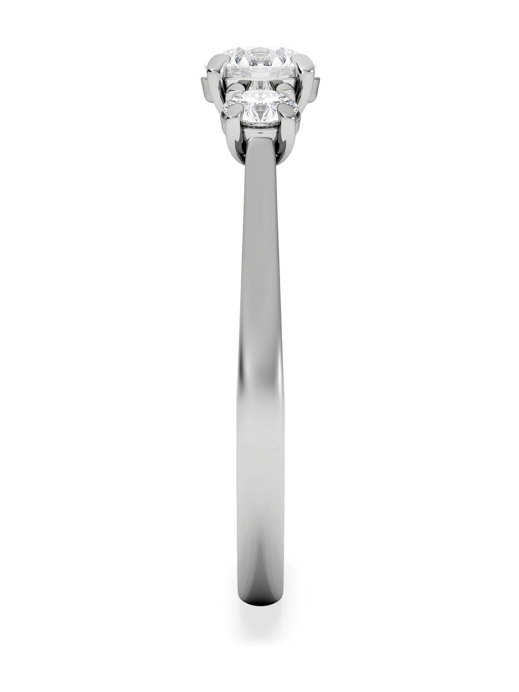 The Diamond Store lab diamond trilogy ring 0.50ct (British brand)
