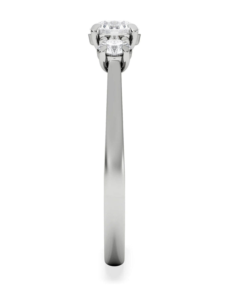 The Diamond Store lab diamond trilogy ring 0.50ct (British brand)
