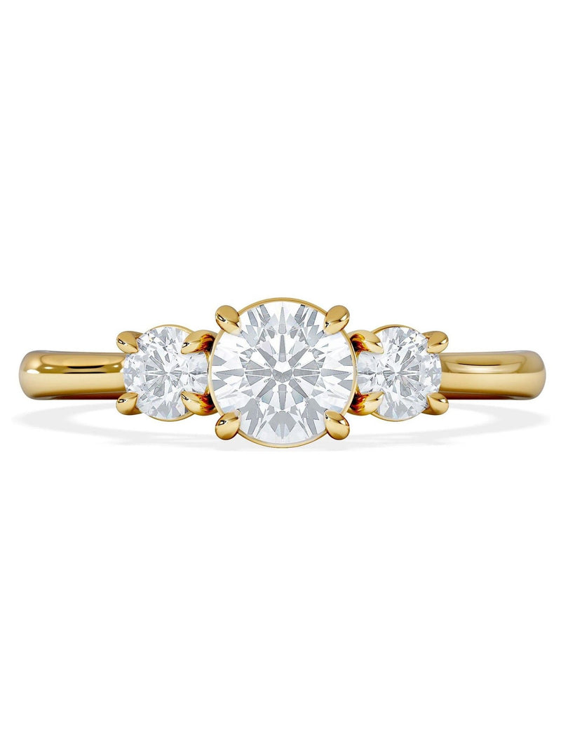 The Diamond Store Evoke lab diamond trilogy ring 0.50ct, UK version