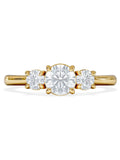 The Diamond Store Evoke lab diamond trilogy ring 0.50ct, UK version