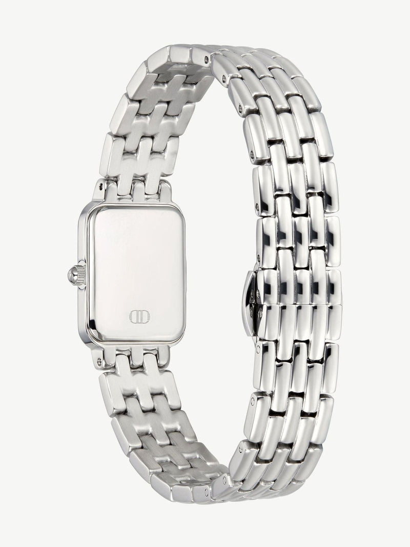 D.LOUISE silver tone classic stainless linked watch - British product