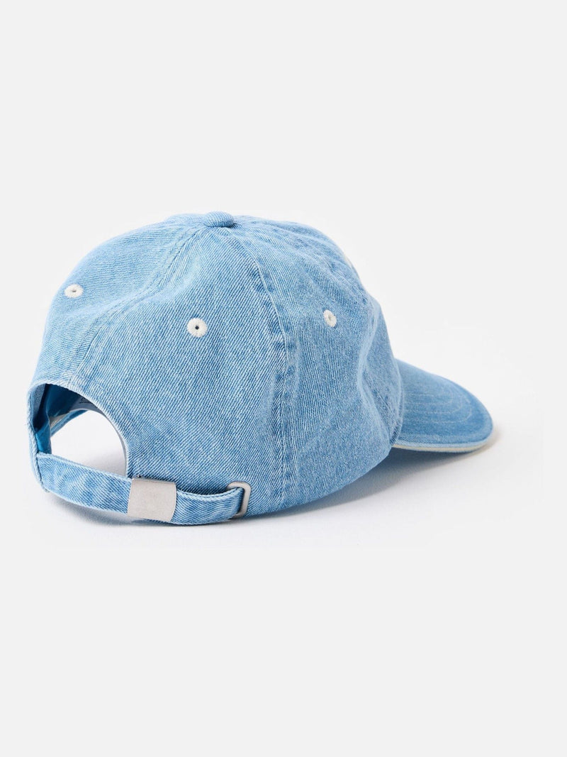 Oliver Bonas light blue denim cap, imported from the UK