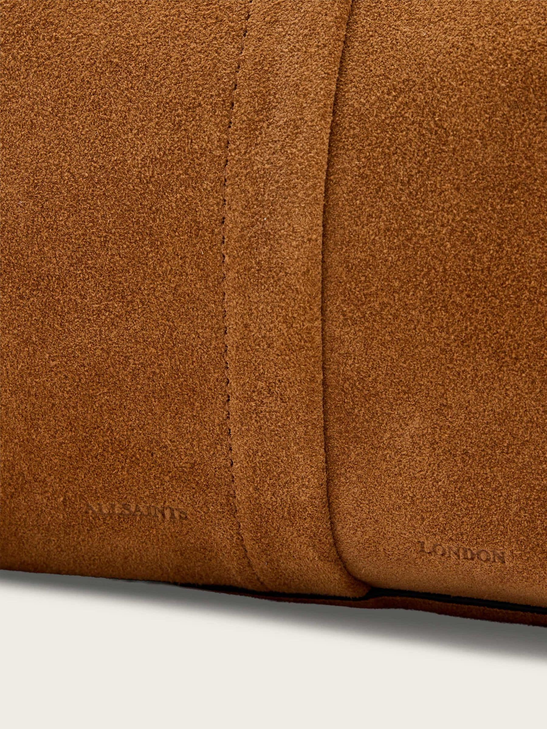 AllSaints brown Ara suede tote bag, UK version