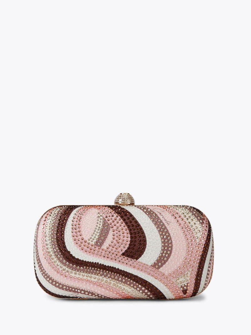 Carvela Gold Cecilia Hard Clutch Bag