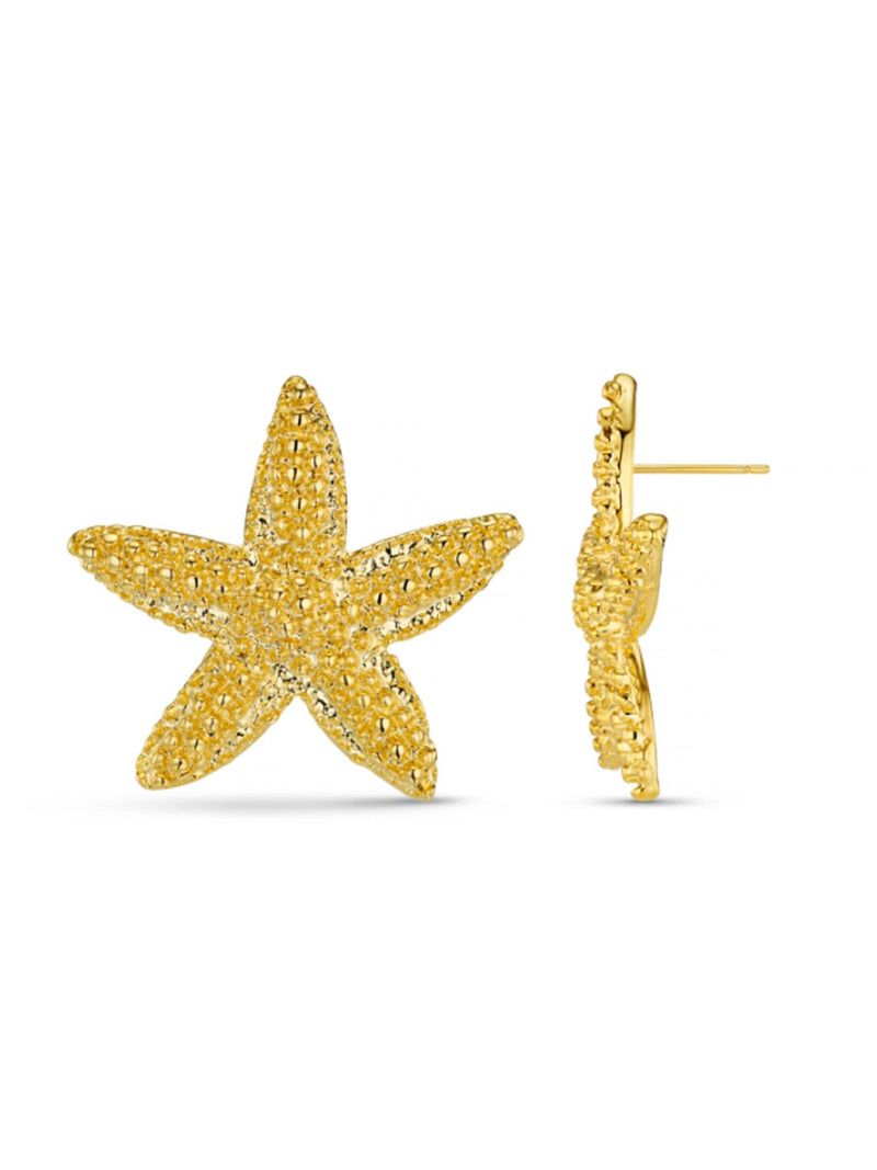 Orelia London gold starfish stud earrings - British product