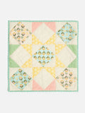 Oliver Bonas cushion cover patchwork velvet 60cm, imported from the UK