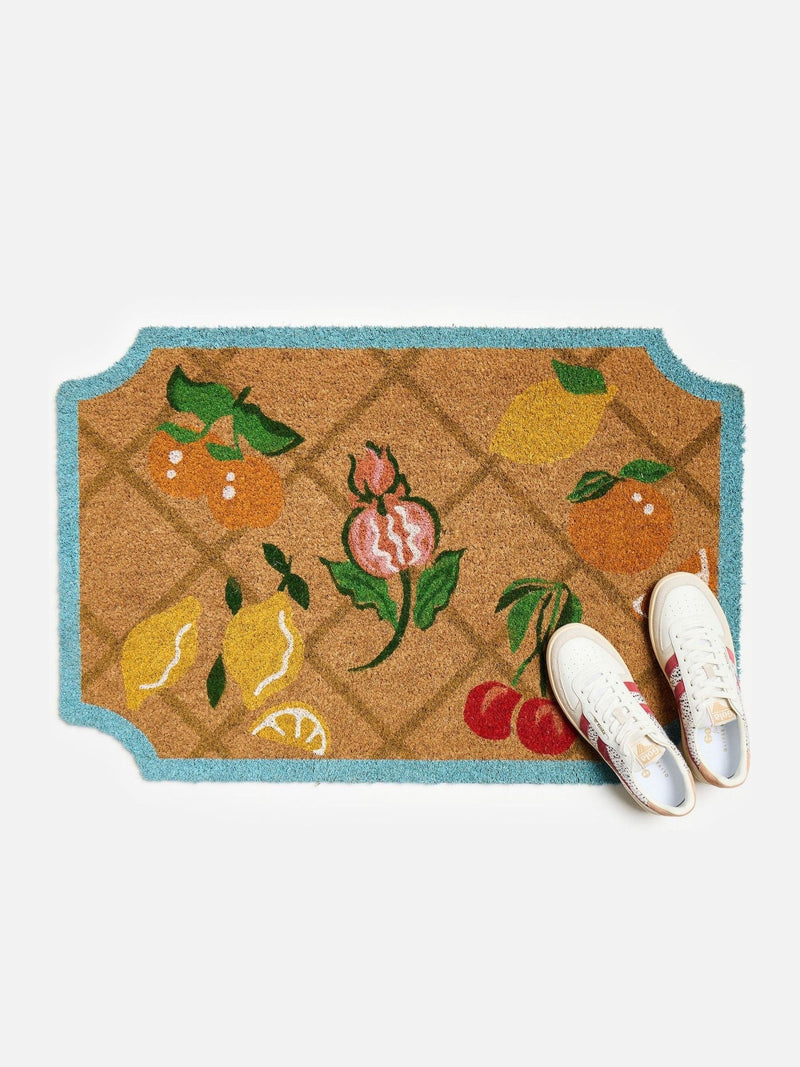 Oliver Bonas fruit pattern doormat 60x90cm - British product