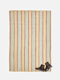 Oliver Bonas blue caló striped jute rug 140x200cm - British product