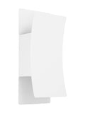 Eglo white Verdolino steel LED tricolour outdoor wall light, UK version