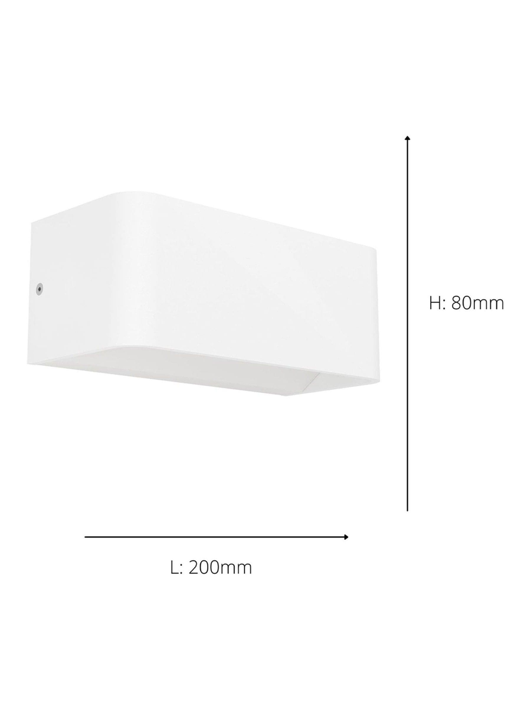 Eglo Sania-Z smart wall light LED cube white, imported from the UK