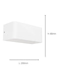 Eglo Sania-Z smart wall light LED cube white, imported from the UK