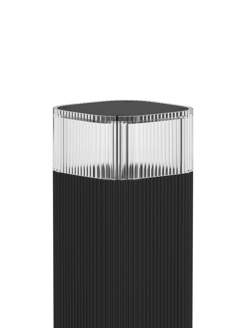 Eglo Castelnuovo outdoor floor light black aluminium - British product