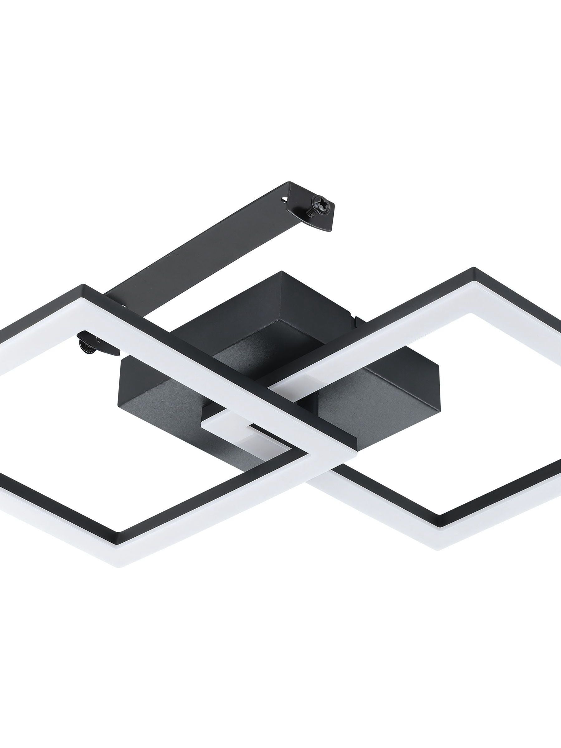 Eglo Black Palmaves-E LED ceiling light 4000K - British product