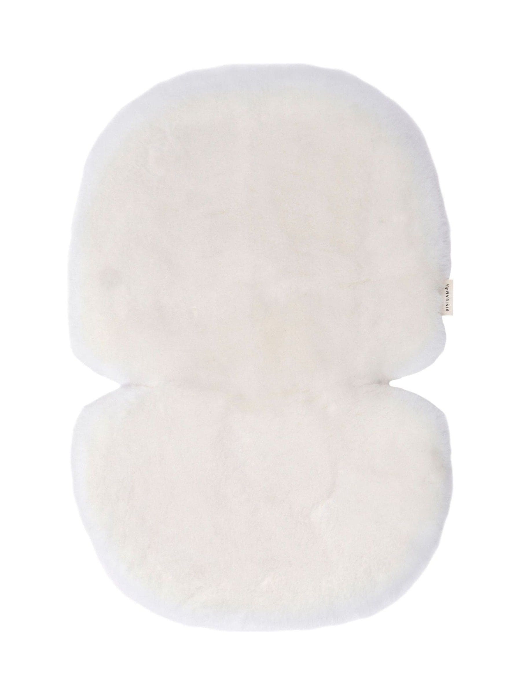 BINIBAMBA Chalk Sheepskin Snuggler Luxury Pram Liner