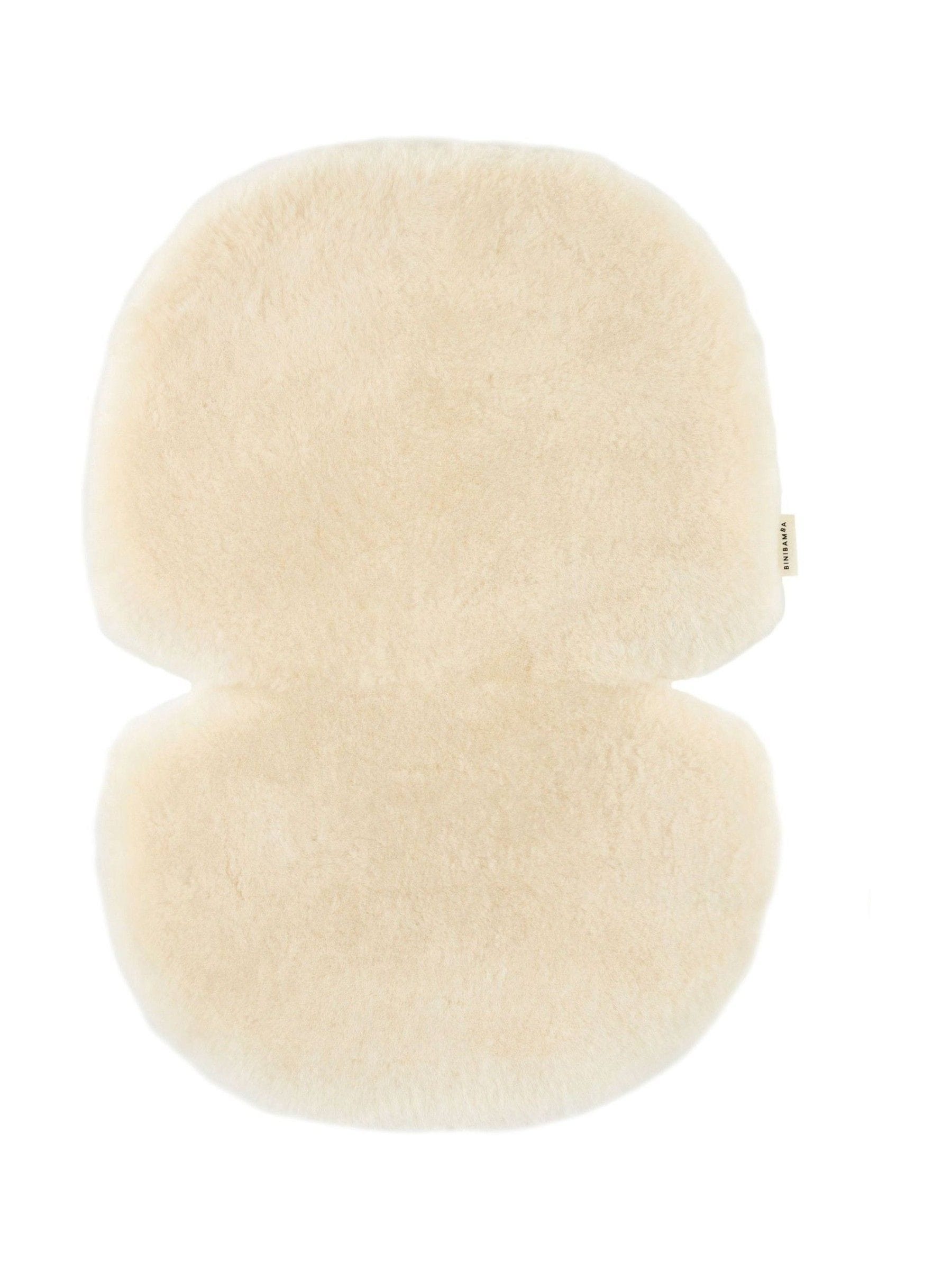 BINIBAMBA Milk Sheepskin Snuggler Luxury Pram Liner