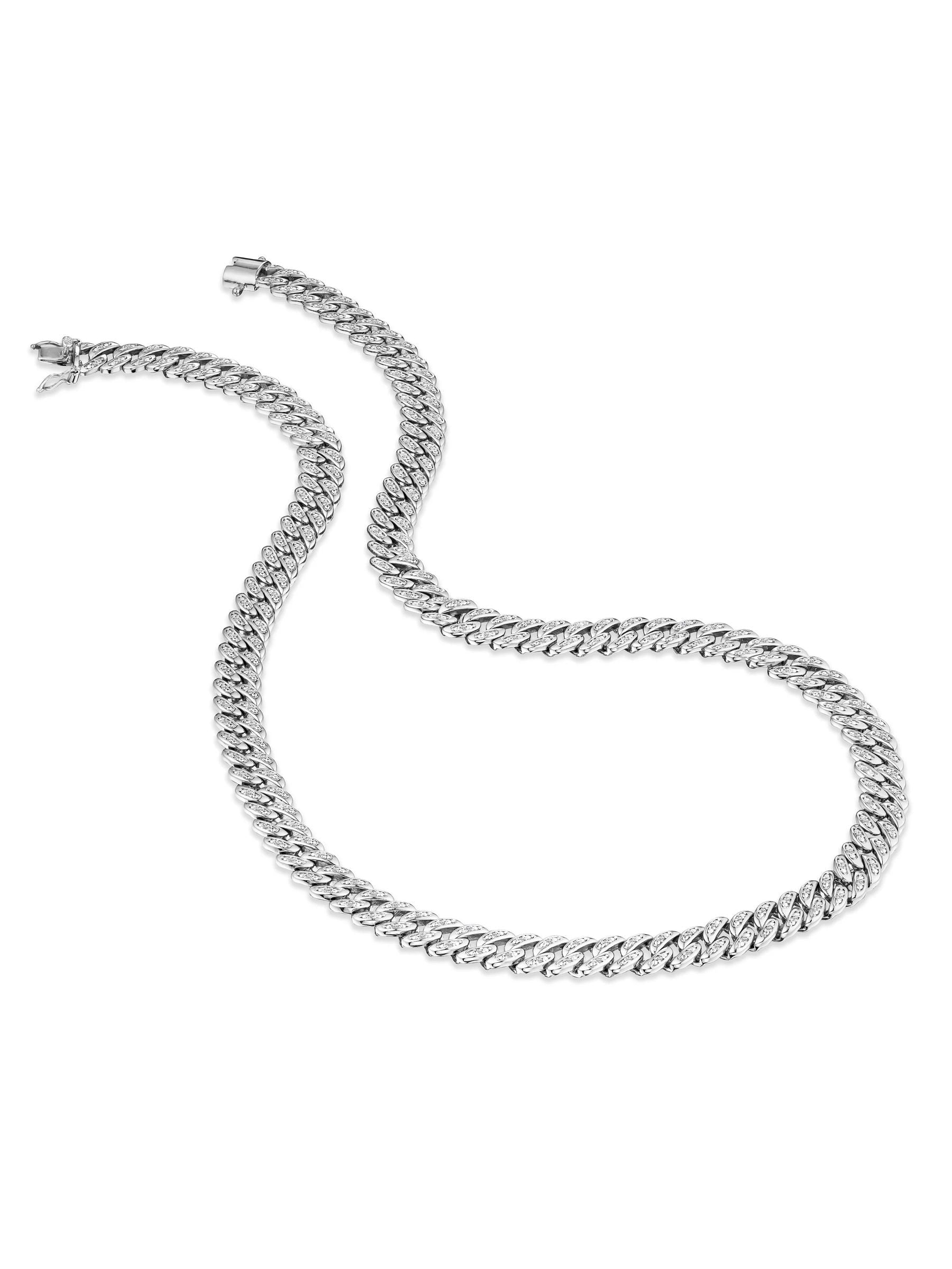 The Diamond Store lab diamond necklace sterling silver, UK version