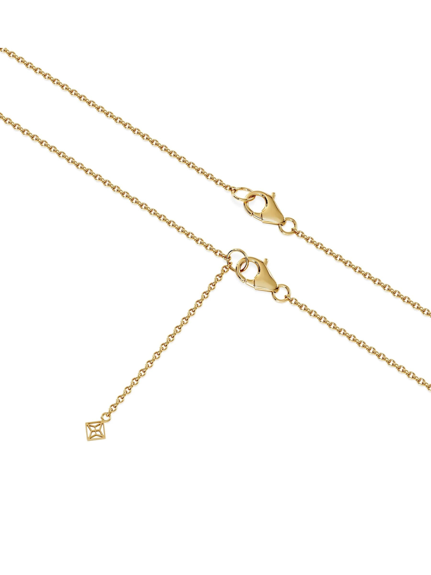 The Diamond Store 0.25ct heart cut lab diamond necklace, UK version
