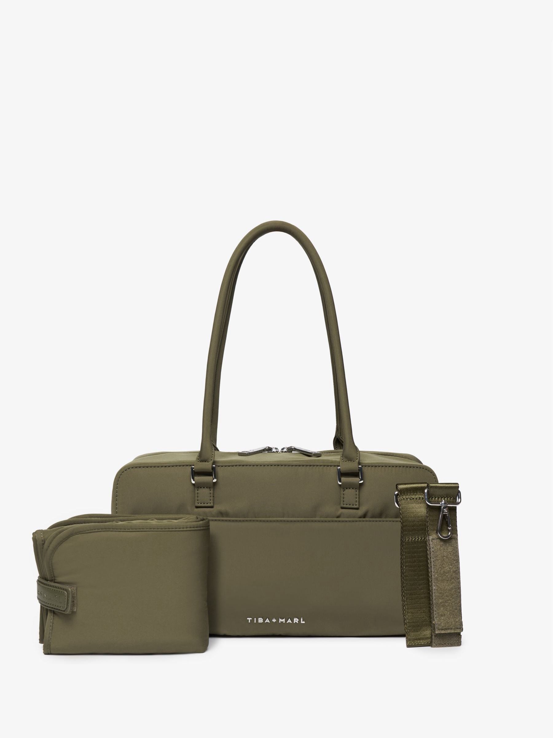 Tiba + Marl Green Riley changing bag, UK version