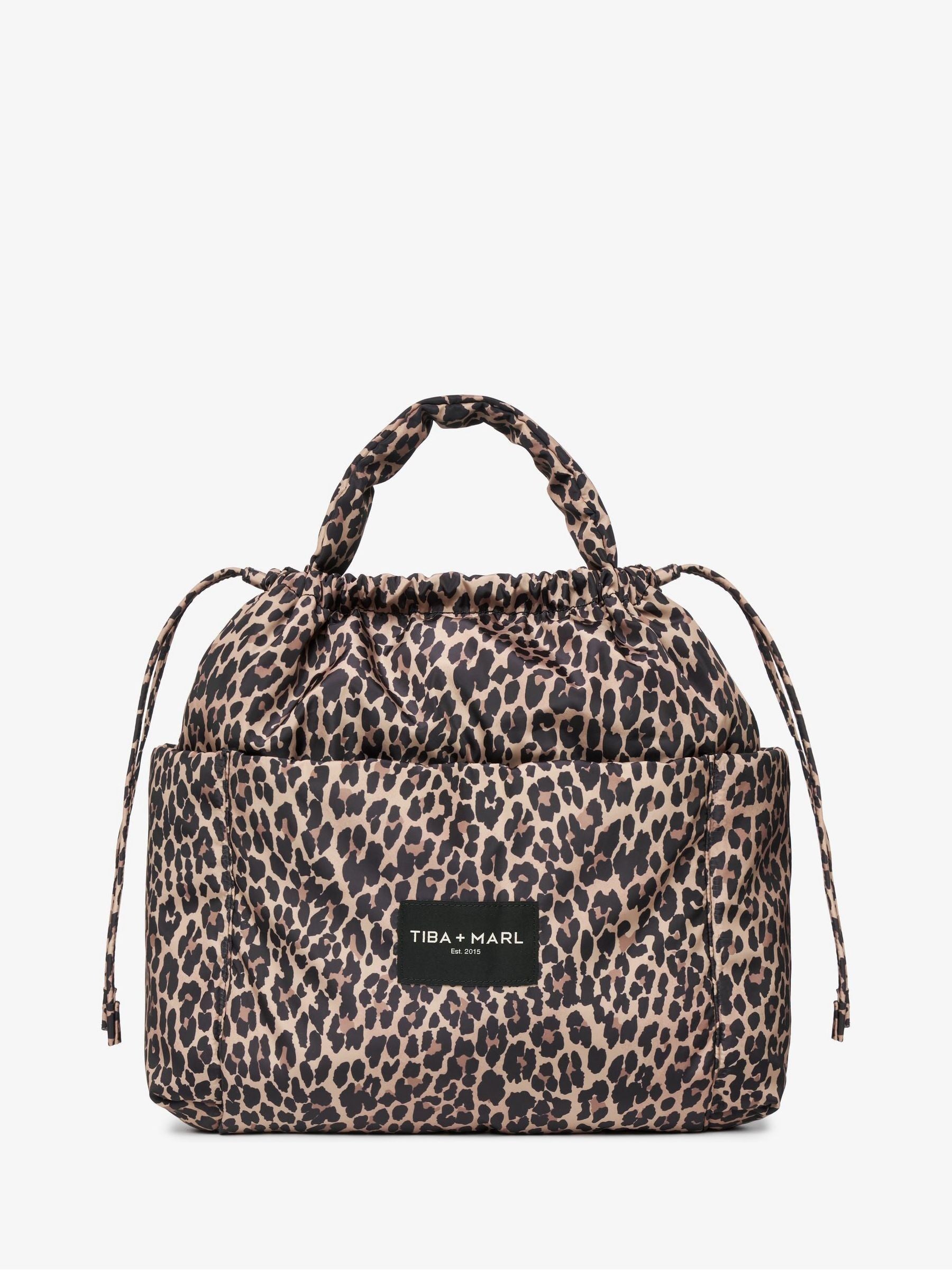Tiba + Marl Luna drawstring changing tote - British product