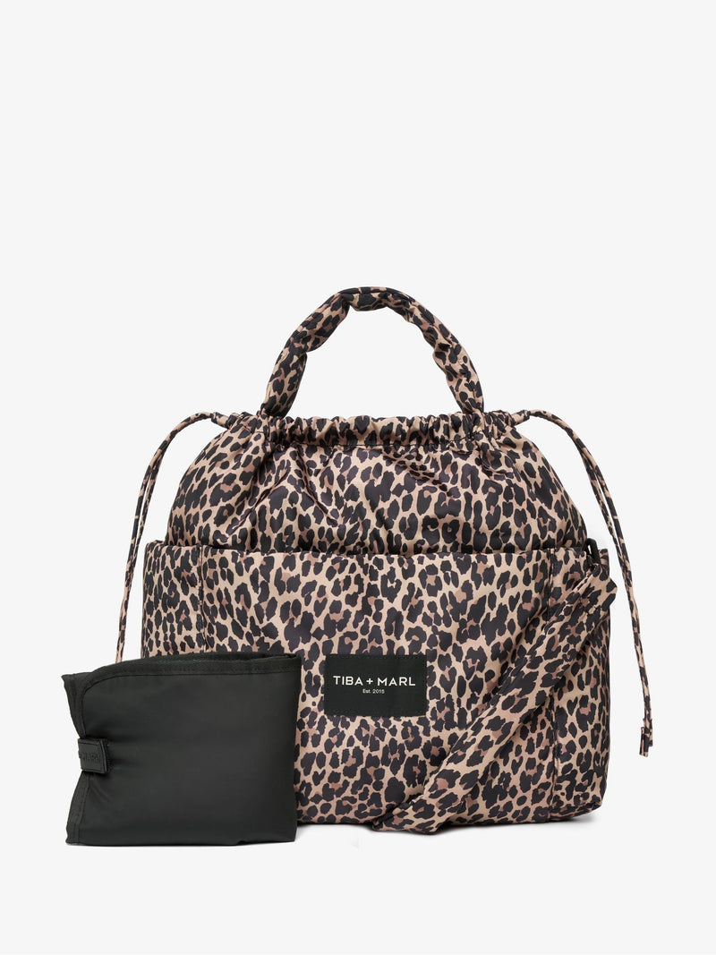 Tiba + Marl Luna drawstring changing tote - British product