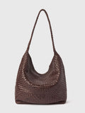 Whistles brown woven tote bag, UK version