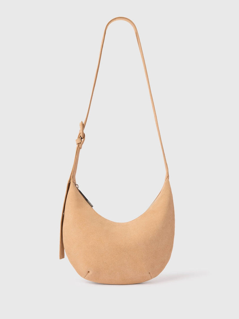 Whistles Sia Suede cross-body bag small, imported from the UK